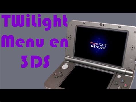 Apr 10, 2023 · A 2 minute tutorial on how to install Twilight Menu++ to your 3DS.Twilight Menu download link: https://github.com/DS-Homebrew/TWiLightMenu/releasesSD card re... 
